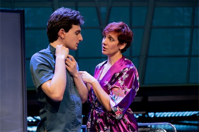 Sabra Shelly as I-330 and Aaron Greenberg as D-503.